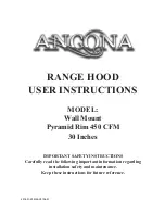 Ancona 450 CFM User Instructions preview