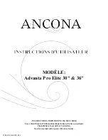 Preview for 19 page of Ancona Advanta Pro Elite User Instructions