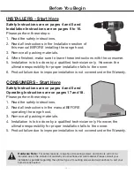 Preview for 2 page of Ancona AN-1137 User'S Manual & Installation Instructions