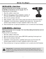 Предварительный просмотр 2 страницы Ancona AN-1249 User'S Manual & Installation Instructions