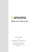 Ancona AN-4808 User'S Manual & Installation Instructions предпросмотр