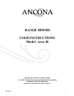 Ancona Arca 30 User Instructions предпросмотр