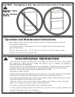 Preview for 4 page of Ancona Comfort 5 Installation And Operation Manual