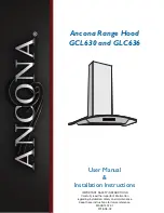 Ancona GCL630 User'S Manual & Installation Instructions preview