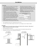 Preview for 11 page of Ancona GCL630 User'S Manual & Installation Instructions