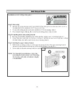 Preview for 10 page of Ancona II 30 User Instructions