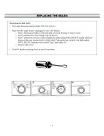 Preview for 18 page of Ancona II 30 User Instructions