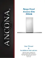 Ancona IRE636 User'S Manual & Installation Instructions preview