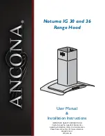 Ancona Noturna IG 30 User'S Manual & Installation Instructions предпросмотр