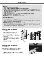 Предварительный просмотр 15 страницы Ancona Slim EL530 User Manual And Installation Instructions