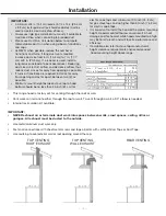 Предварительный просмотр 10 страницы Ancona Slim S3D User'S Manual & Installation Instructions