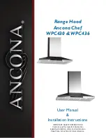 Предварительный просмотр 1 страницы Ancona WPC430 User'S Manual & Installation Instructions