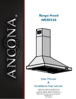 Предварительный просмотр 1 страницы Ancona WRRV430 User'S Manual & Installation Instructions