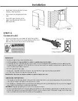 Предварительный просмотр 14 страницы Ancona WRRV430 User'S Manual & Installation Instructions