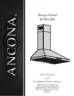 Предварительный просмотр 1 страницы Ancona WTNL430 User Manual And Installation Instructions