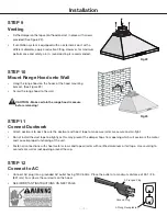 Предварительный просмотр 13 страницы Ancona WTNL430 User Manual And Installation Instructions