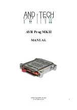 Предварительный просмотр 1 страницы AND-Tech AVR Prog MKII Manual