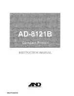 AND AD-8121B Instruction Manual preview