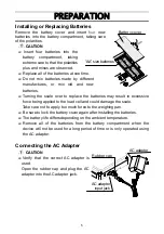 Предварительный просмотр 5 страницы AND HT-3000CL Instruction Manual