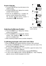 Предварительный просмотр 8 страницы AND HT-3000CL Instruction Manual