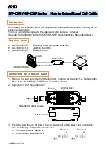 AND HV-CWP Series Quick Start Manual предпросмотр