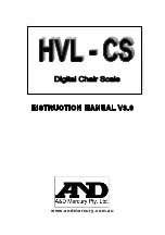 AND HVL-CS Instruction Manual предпросмотр