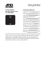 AND PLUSCONNECT UC-350CNBLE Instruction Manual preview