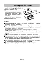 Preview for 10 page of AND UA-1020-W Instruction Manual