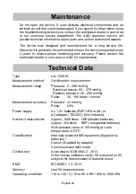 Предварительный просмотр 24 страницы AND UA-1020-W Instruction Manual