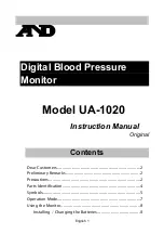 AND UA-1020 Instruction Manual preview