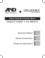 AND UA-1030T Instruction Manual предпросмотр