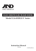 Предварительный просмотр 1 страницы AND UA-651BLE-V Series Instruction Manual