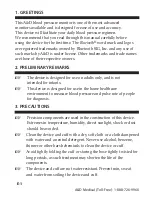 Preview for 2 page of AND UA-651CNBLE Instruction Manual