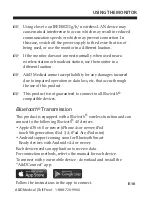 Предварительный просмотр 11 страницы AND UA-651CNBLE Instruction Manual