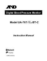 AND UA-767 Plus BT-C Instruction Manual preview