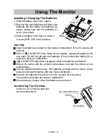 Предварительный просмотр 8 страницы AND UA-789XL Instruction Manual