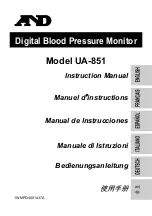 AND UA-851 Instruction Manual preview