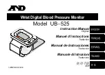 Предварительный просмотр 1 страницы AND UB-525 Instruction Manual