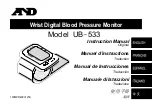 Предварительный просмотр 1 страницы AND UB-533 Instruction Manual