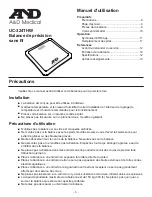 Предварительный просмотр 8 страницы AND UC-324TMW Instruction Manual