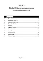 Preview for 3 page of AND UM-102 Instruction Manual