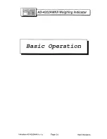 Preview for 30 page of AND Weighing Indicator AD-4322A Mark II (MKII) Instruction Manual