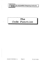 Preview for 59 page of AND Weighing Indicator AD-4322A Mark II (MKII) Instruction Manual