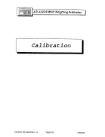 Preview for 115 page of AND Weighing Indicator AD-4322A Mark II (MKII) Instruction Manual