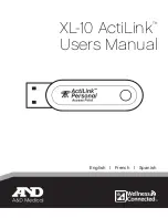 AND XL-10 ActiLink User Manual предпросмотр