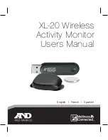 Предварительный просмотр 1 страницы AND XL-20 User Manual