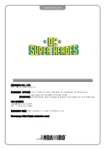 Preview for 107 page of Andamiro DC SUPER HEROES Service Manual