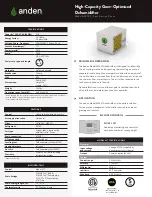 Anden A320V1 Specification Sheet preview