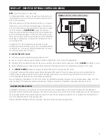 Предварительный просмотр 5 страницы Anden A95F Installation And Operating Instructions Manual