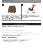 Preview for 3 page of Andersen & Stokke 639502 Assembly, And Care Manual